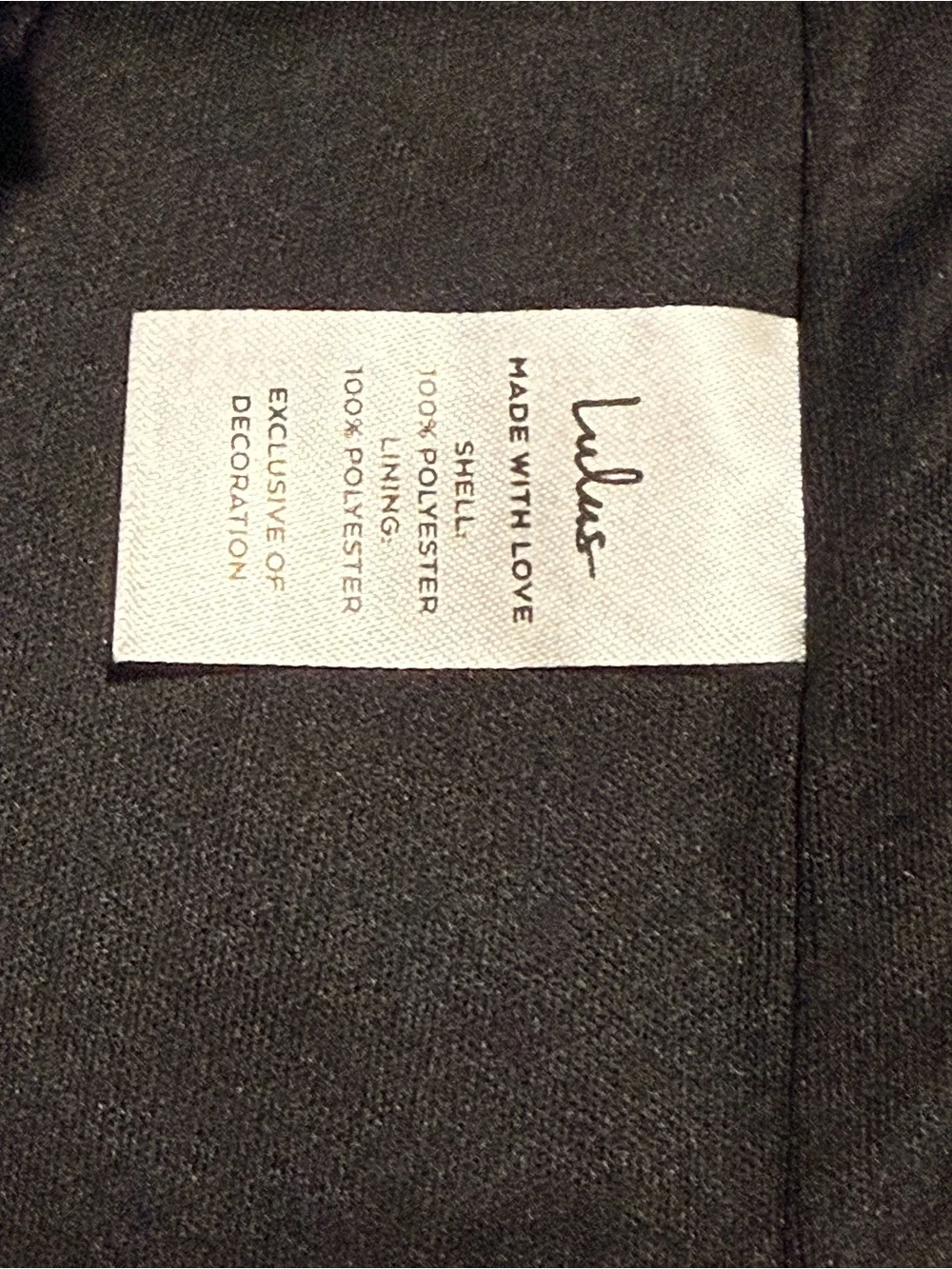 Lulus Black Swiss Dot Lace Long Sleeve Mini Dress S - Picture 10 of 10